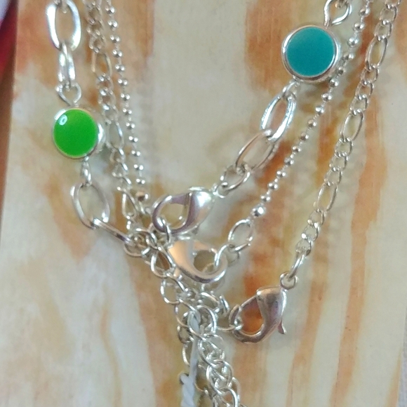 NWT OP Trio Anklet and Necklace Set - Picture 2 of 7